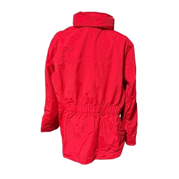 Tommy Hilfiger Windbreaker Hooded Nylon Red Zip Up. Women’s Size XXL - Picture 3 of 13